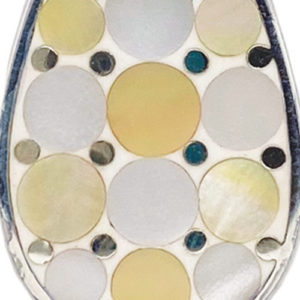 Yellow Mosaic Mother of Pearl
